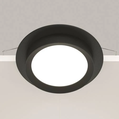 Встраиваемый светильник Downlight Hoop, 1xGX53 Черный (Maytoni Technical, DL086-GX53-RD-B) - Amppa.ru