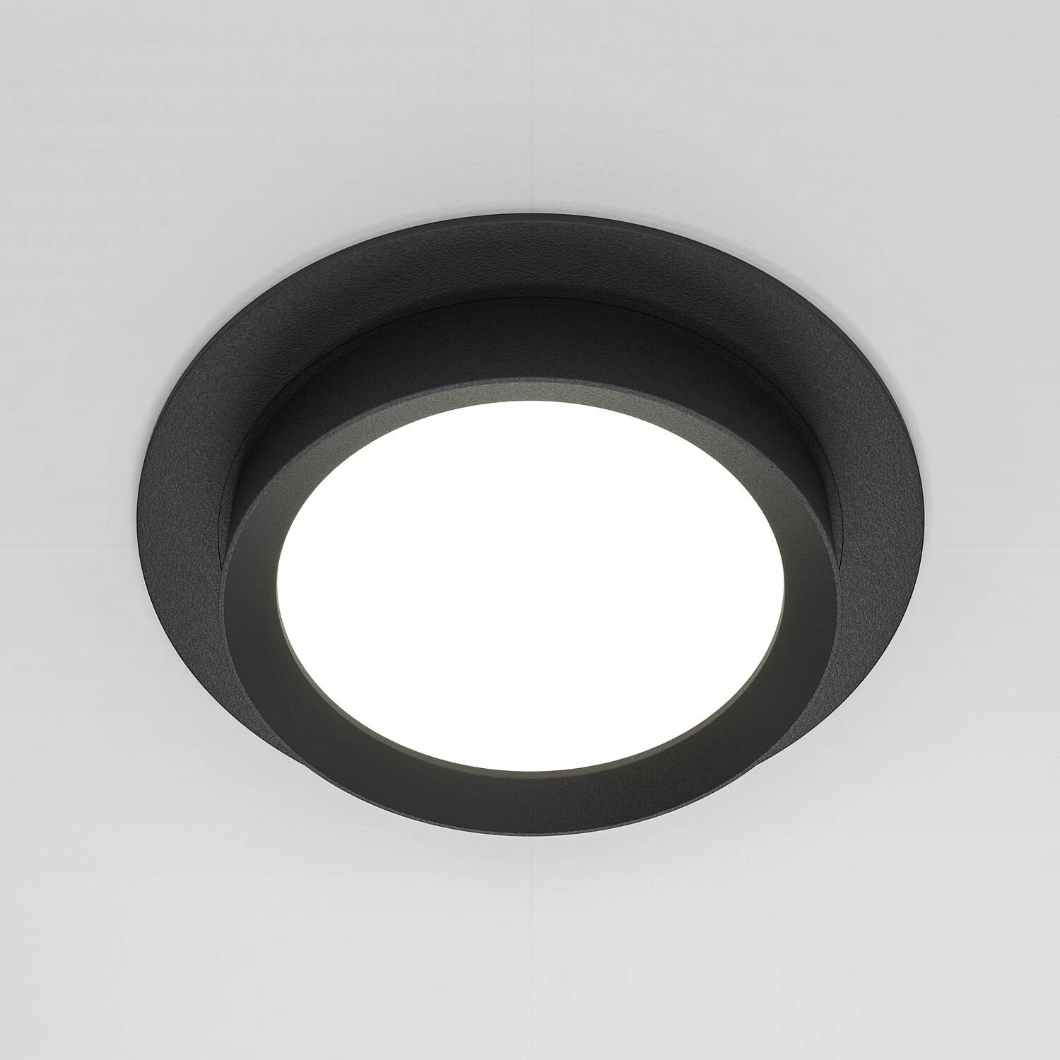 Встраиваемый светильник Downlight Hoop, 1xGX53 Черный (Maytoni Technical, DL086-GX53-RD-B) - Amppa.ru