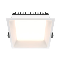 Встраиваемый светильник Downlight Okno, LED 18W, 3000K, Белый (Maytoni Technical, DL056-18W3K-W)