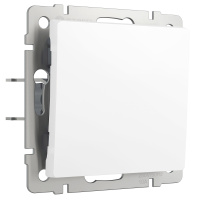 W1113061/ Электроустановочные изделия - Перекрестный выключатель одноклавишный (белый матовый)