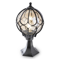 Светильник садово-парковый Feron PL3804  круглый на постамент 60W 230V E27, черный, 06346