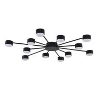 Люстра Torina Comfi, 12xgx53 Led, Черный (Lumion, 8344/12c)