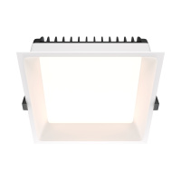 Встраиваемый светильник Downlight Okno, LED 24W, 3000K, Белый (Maytoni Technical, DL056-24W3K-W)